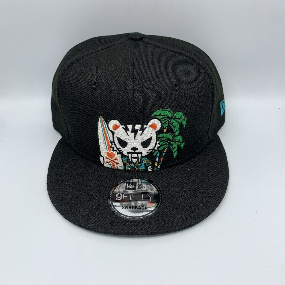 TKDK Tokidoki Surf Hat Men Black 9fifty New Era Snap Back Cap